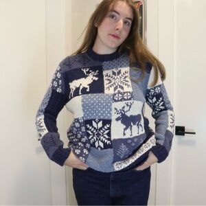 Vintage 2000s Hand Knit Winter Knit